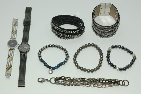 Watches and Bracelets Worn - April 2013