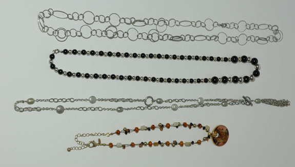 Necklaces Worn - April 2013