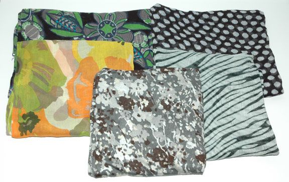 Scarves Worn - April 2013