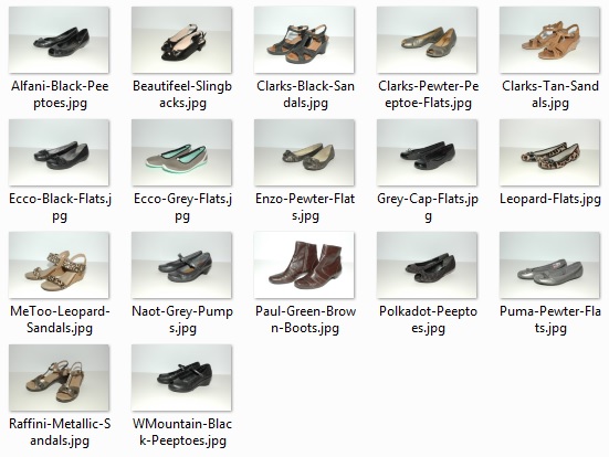 Project 333 - Shoes Worn During May 2013