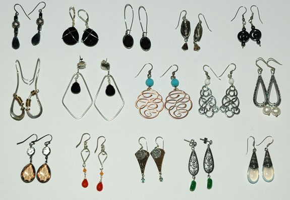 Project 333 - Earrings Worn June 2013