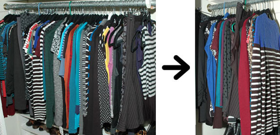 Wardrobe Benchwarmers Before and After