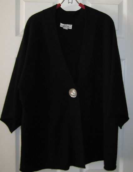 Black Cashmere Cardigan