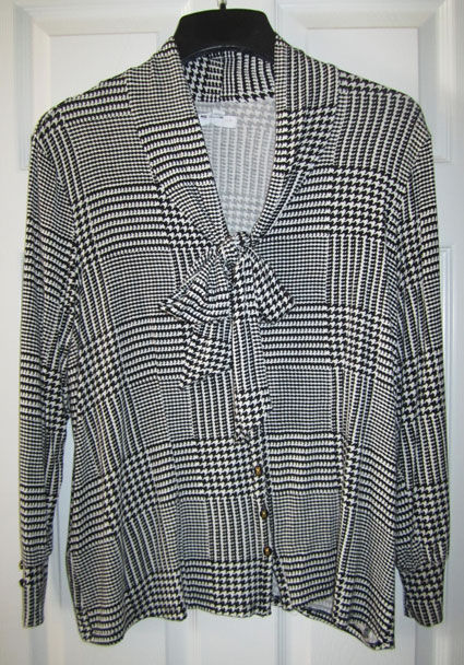 Glen Plaid Blouse
