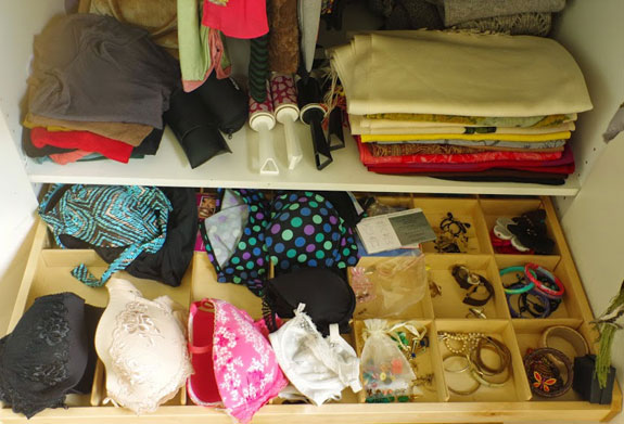 A close-up of some of my accessories.