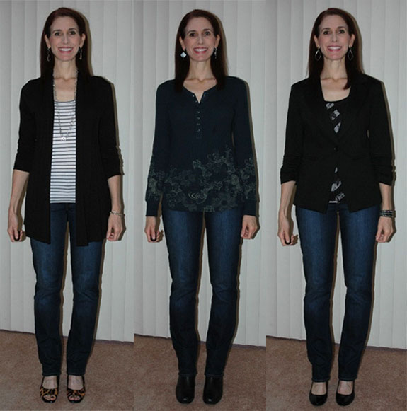 Slim leg jean outfits