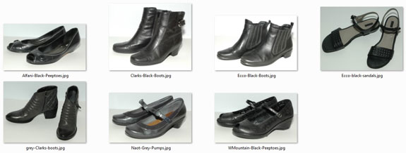 February 2015 working closet - shoes