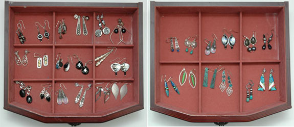 March 2015 working closet - the earrings