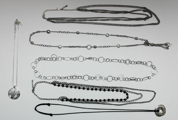 March 2015 working closet - the necklaces