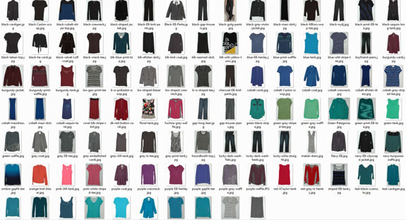 April 15 - Working Closet Clothes