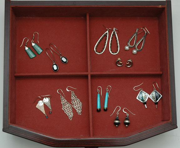 May 2015 - Earrings not yet worn