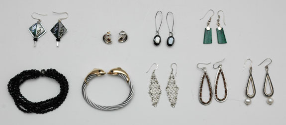 June 2015 - unworn earrings and bracelets
