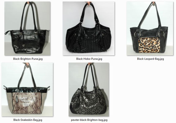 June 2015 working closet - purses