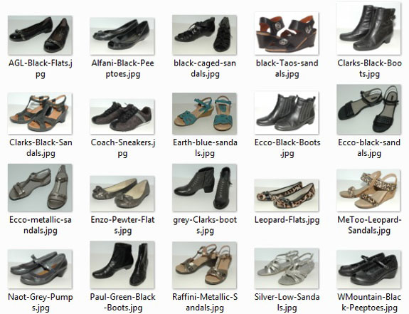 June 2015 working closet - shoes