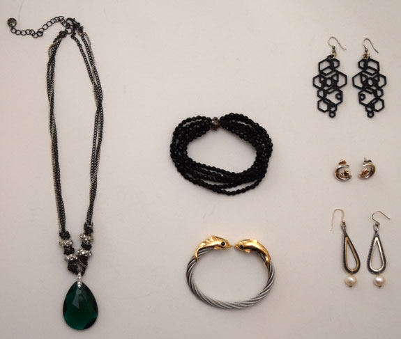 unworn jewelry pieces -October 2015