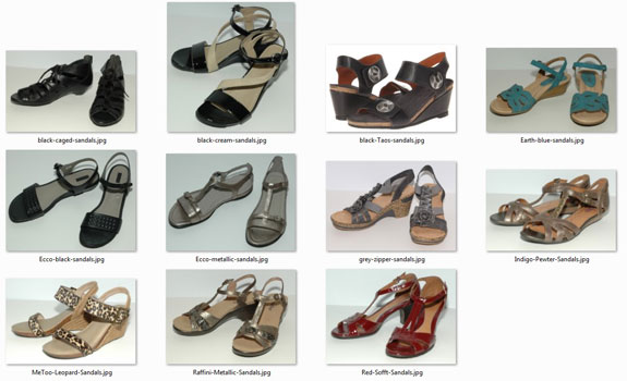 Summer wardrobe - shoes