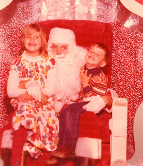 With Scott and Santa