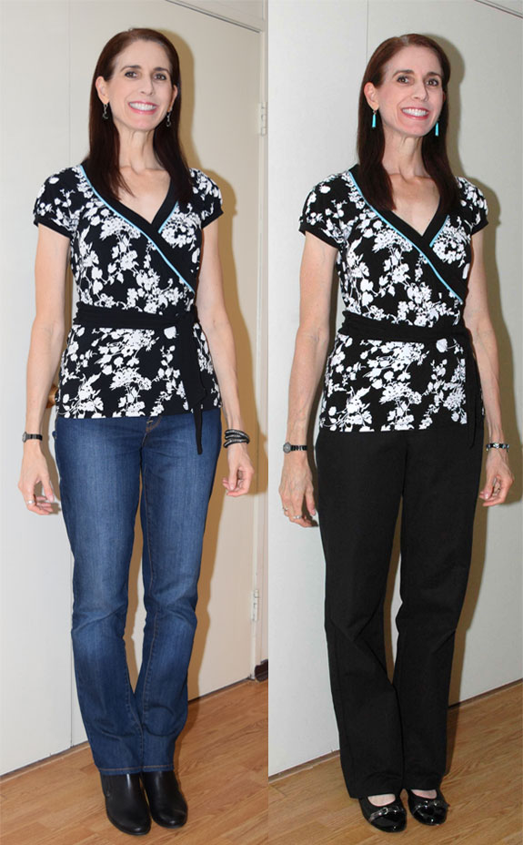 black and white top outfits