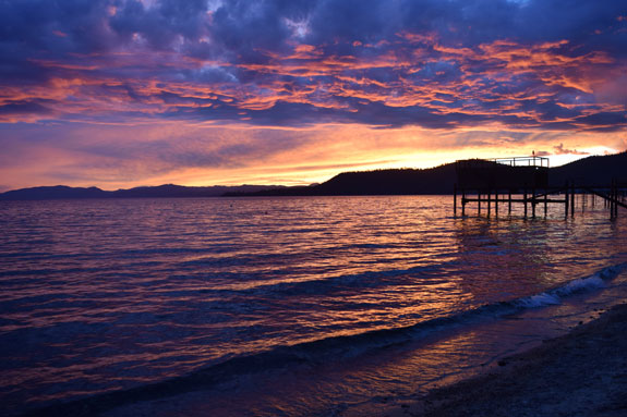 Lake Tahoe sunset