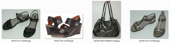 July 2016 - shoes and bag packed