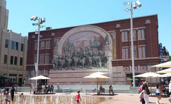 Sundance Square Plaza mural