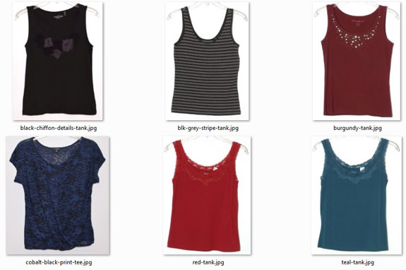 Summer 2016 Project 333 Tops