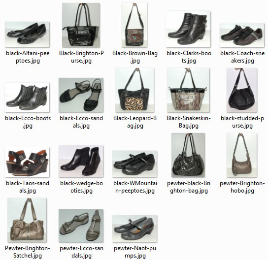 Shoes and bags worn 30-plus times